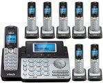 Vtech DS6151 Base with 7 DS6101 Cordless Handsets Bundle