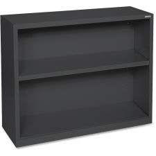 Lorell LLR41282 Fortress Series Steel Book Case, Black