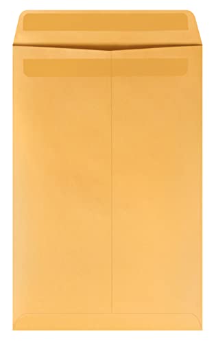Quality Park Catalog Envelopes, Redi-Seal, Brown Kraft, 10 x 15, 250 per Box, (43862)