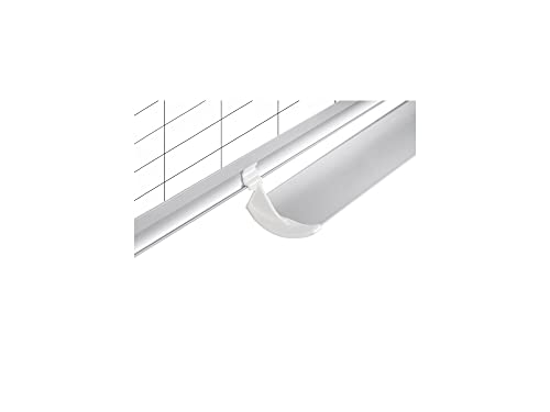 MasterVision Planning Board Porcelain Dry Erase Magnetic 1" x 2" Grid, 36" x 48", Whiteboard with Aluminum Frame