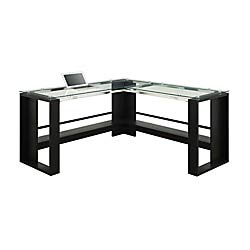 Whalen Jasper L-Desk, Espresso
