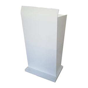 Generic Acrylic Lectern Podium Stand - White
