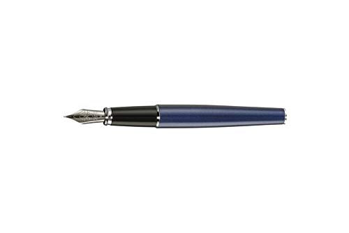 Diplomat Excellence A2 Fountain Pen with Steel Medium Nib - Midnight Blue/Chrome