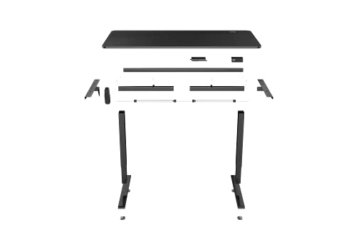 MAIDeSITe Electric Height Adjustable Standing Desk，48X24 Inches Sit Stand Table，Home Office Stand up Workstation with 4 Memory Controller