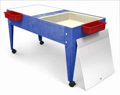 Manta Ray S8724 Double Mite Activity Center with 2 Mega Trays And Casters