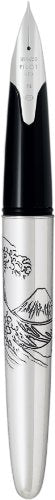 PILOT Namiki Sterling Collection Fountain Pen, Mount Fuji Design Barrel, Fine Nib (60684)