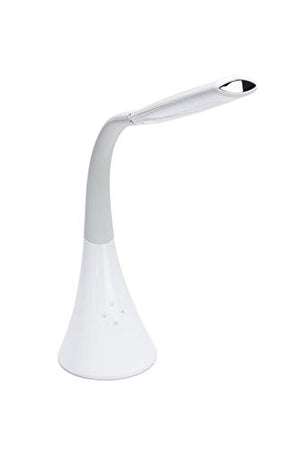 OFM 4010-12PK-WHT LED Desk Lamp with Integrated on/Off Switch and USB Charging Port (Pack of 12), White