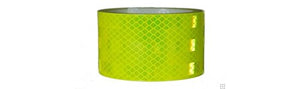3M Diamond Grade 983-23 ES Fluorescent Yellow / Green Reflective Tape - 4 in Width x 0.014 to 0.018 in Thick - 22340 [PRICE is per ROLL]