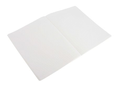 Moleskine Volant Journal, Soft Cover, XL (7.5" x 9.5") Ruled/Lined, Pink Magenta/Magenta (Set of 2)
