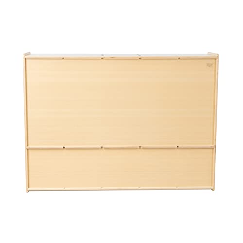 RRI Goods Montessori 5-Section Coat Locker with Bench & Cubby Storage