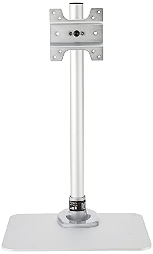 StarTech.com Single Monitor Stand - Adjustable - Supports Monitors 12'' to 34'' - Premium - Single Screen VESA Monitor Mount Stand - Silver (ARMPIVSTND)