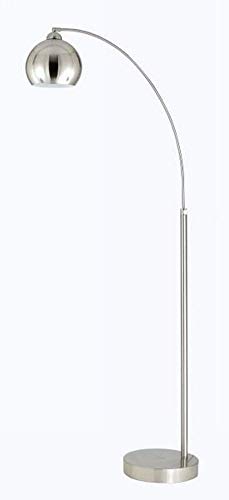 Cal Lighting BO-2030-1L-BS One Light Arc Floor Lamp