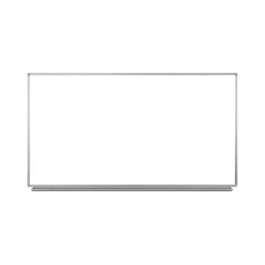 Luxor Home Office School Wall-Mounted Magnetic Dry Erase Whiteboard with Aluminum Frame - 72"W x 40"H