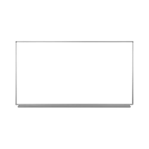 Luxor Home Office School Wall-Mounted Magnetic Dry Erase Whiteboard with Aluminum Frame - 72"W x 40"H