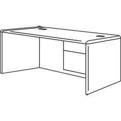 Janitorial Supplies HON10783RNN - HON® 10700 Series Left Return
