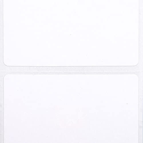 HOUSELABELS 2" x 1.5" Multipurpose Labels on 1" Core Compatible with Zebra and Rollo Printers, 50 Rolls / 1,000 Labels per Roll