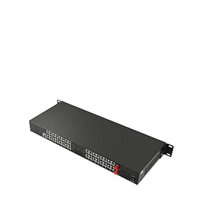 AIVYNA Telephone Converters - PCM Voice Tel Over Fiber Optic Multiplexer, Caller ID and Fax Support (16 Channel)