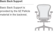 Herman Miller Aeron Ergonomic Office Chair with Standard Tilt and Zonal Back Support | Fixed Arms and Braking Casters | Medium Size B with Graphite Finish