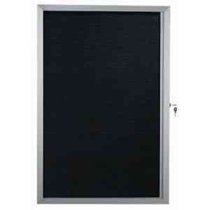 Enclosed Indoor 24"x36" One Door Satin Anodized Finish Aluminum Directory Changeable Letter Board