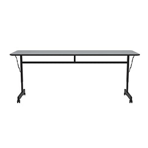 Correll Econline Flip Top Office Table, 24"x72", Gray Granite by Correll