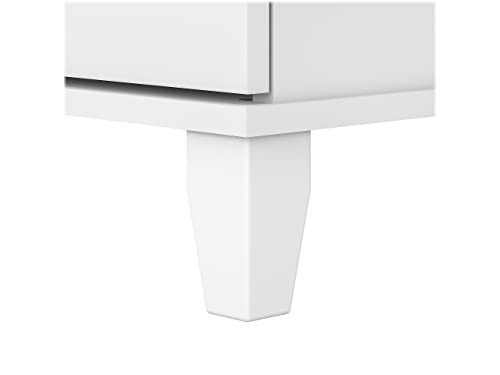 Bush Furniture Somerset 2-Drawer Lateral File Cabinet, White, 30-Inch