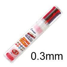 Pilot Hi-tec-c Coleto Lumio 4 Color Gel Ink Multi Pen Body Component - Silver & Multi Pen Ink Cartridge - 0.3 Mm - 10 Color Starter Set