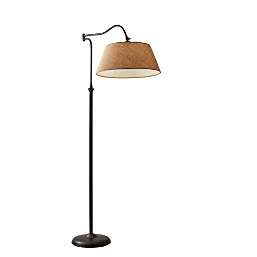 Adesso Rodeo Floor Lamp, 61 in., Antique Bronze, 150W Incandescent/CFL - 1 Lamp