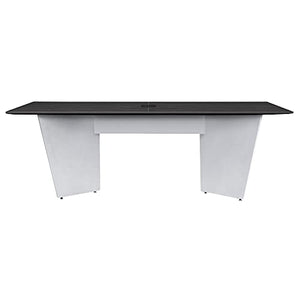 Regency 8 ft Conference Room Table, Ash Grey/White