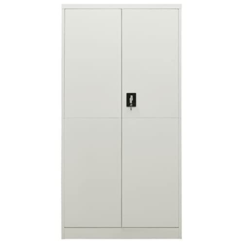 GaRcan Locker Cabinet Light Grey 90x40x180 cm Steel