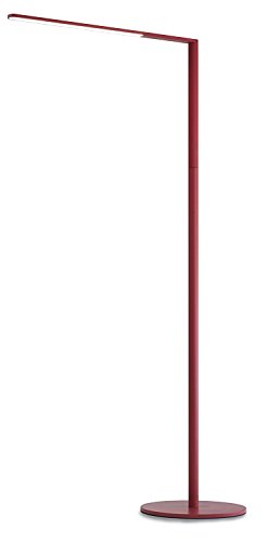 Koncept Lady 7 LED Floor Lamp Light with USB charging port in Red