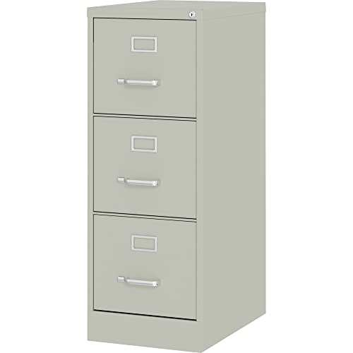 Lorell Fortress Vertical File Cabinet, Gray