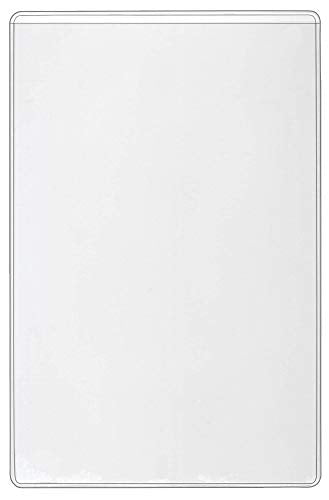 StoreSMART - Peel & Stick Pocket - 6" x 9 1/2" Open Short Side - 500-Pack - Clear Vinyl Plastic - STB109S-500