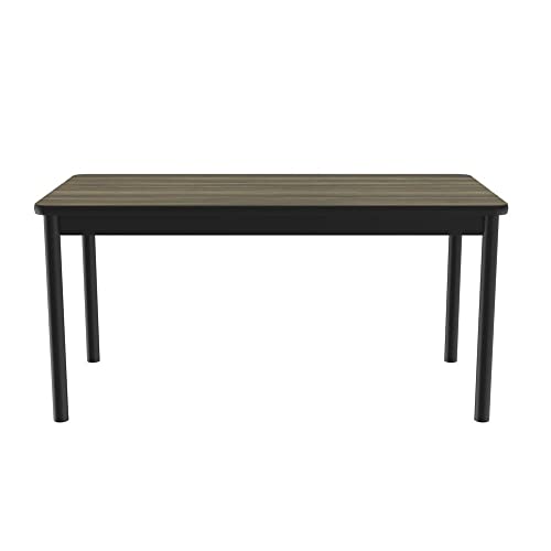 Correll Office Workstation Table, 36"x72", Colonial Hickory