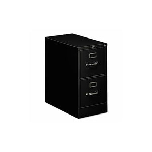 HON 2-Drawer Office Filing Cabinet - 310 Series, Black (H312)