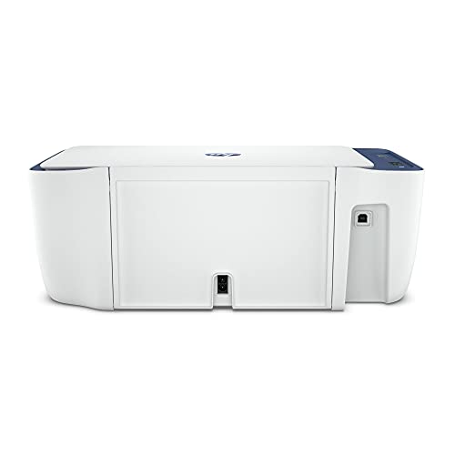HP DeskJet 2742 Series All-in-One Color Inkjet Printer I Print Copy Scan I Wireless USB Connectivity I Mobile Printing I Up to 4800 x 1200 DPI Up to 7 ISO PPM I Blue Steel + Printer Cable