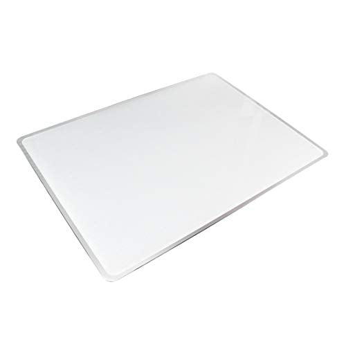 Viztex Glacier Polar White Multi-Purpose Grid Glass Dry Erase Board 30" x 40"