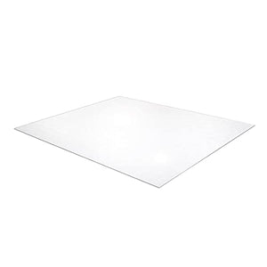 FLR1215020019ER Hard Floor Mat, 79" x 60", 75 mil, Clear Polycarbonate