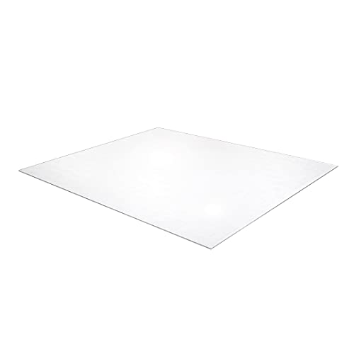 FLR1215020019ER Hard Floor Mat, 79" x 60", 75 mil, Clear Polycarbonate