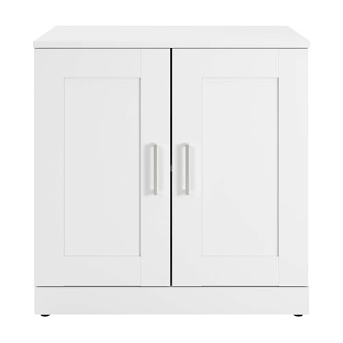 Bush Business Furniture Hampton Heights Storage Cabinet with Doors | 30W, White