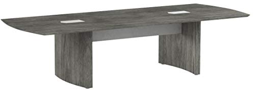 Safco Products MNC10LGS Medina Table, 10', Gray Steel