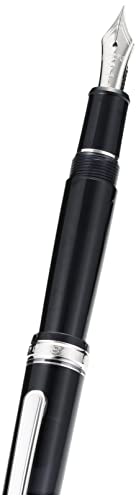 Platinum"#3776 CENTURY/Black Diamond [Rhodium coating]" (nib : Fine)