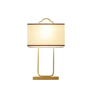 VejiA Modern Gold Plated Antique Copper Chinese Style Desk Lamp