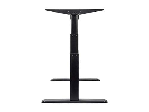 Monoprice Height Adjustable Sit-Stand Riser Table Desk Frame - Black with Electric Dual Motor, Compatible with Desktops from 43 Inches Up to 87 Inches Wide - Workstream Collection