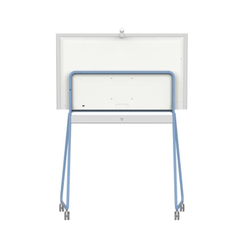 Vibe 55'' Interactive Whiteboard Portable Stand with Lockable Wheels - Blue