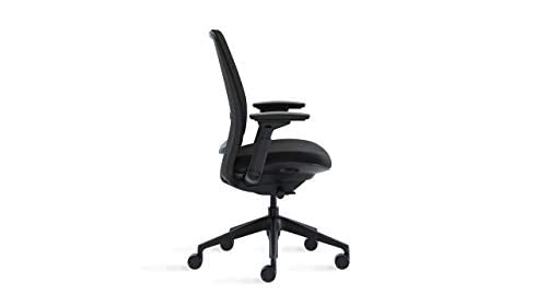 Steelcase Series 2 Office Chair - Ergonomic Work Chair with Wheels - Licorice