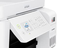 Epson EcoTank ET-4800 Wireless All-in-One Supertank Color Inkjet Printer for Home Office, White - Print Copy Scan Fax - Voice Activated, 30-Sheet ADF, Ethernet - XPI Printer Cable Bundle