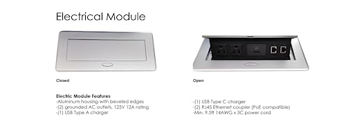 SKUTCHI DESIGNS INC. 16' Large Modular Conference Table with Data and Power | Harmony Series