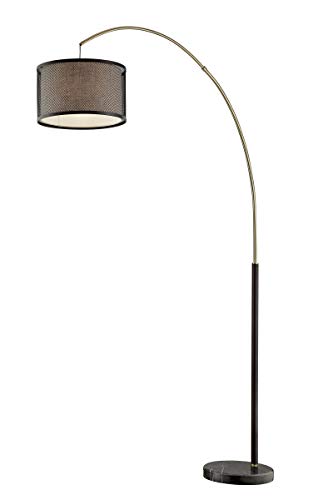 Lite Source Elena Coffee Arc Floor Lamp