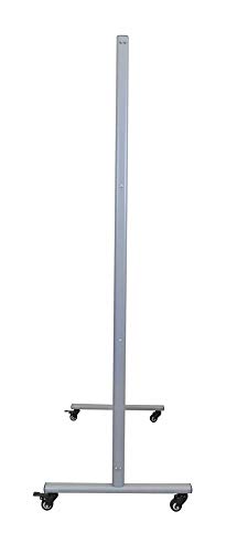 Stand Up Desk Store Rolling Mobile Magnetic Whiteboard Room Divider Dry Erase Board for Home or Classroom (40" W x 72" H)