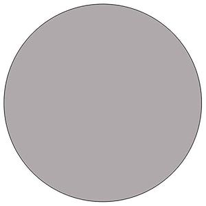 Flash Furniture Mobile 48'' Round Grey Thermal Laminate Activity Table - Standard Height Adjustable Legs